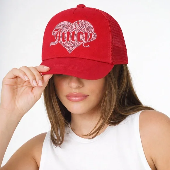 JUICY COUTURE Red Heart Baseball Cap. - Picture 3 of 3
